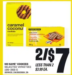 Loblaws NO NAME COOKIES, 198-368 G offer