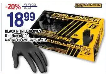 NAPA Auto Parts BLACK NITRILE GLOVES offer