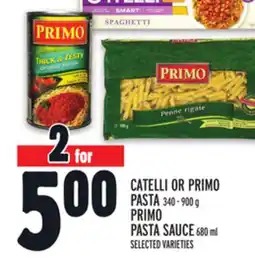 Metro CATELLI OR PRIMO PASTA offer