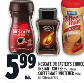 Metro NESCAFÉ OR TASTER'S CHOICE INSTANT COFFEE offer