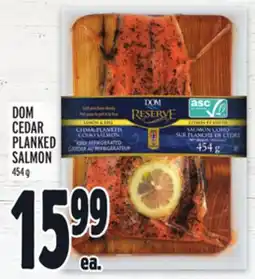 Metro DOM CEDAR PLANKED SALMON offer