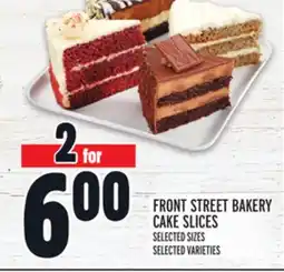 Metro FRONT STREET BAKERY CAKE SLICES offer