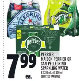 Metro PERRIER, MAISON PERRIER OR SAN PELLEGRINO SPARKLING WATER offer