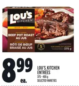 Metro LOU'S KITCHEN ENTRÉES offer
