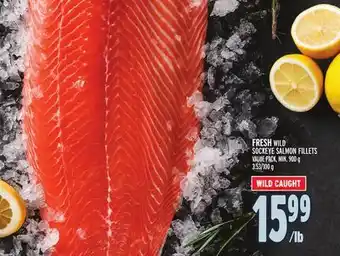 Metro FRESH WILD SOCKEYE SALMON FILLETS offer