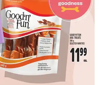 Metro GOOD'N'FUN DOG TREATS offer