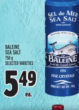 Metro BALEINE SEA SALT offer