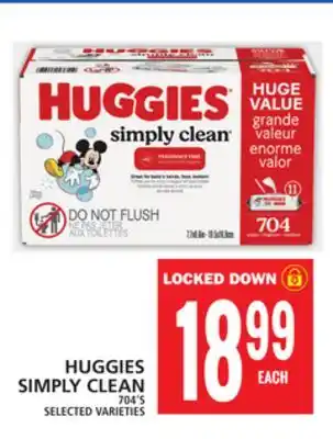 Food Basics HUGGIES SIMPLY CLEAN offer