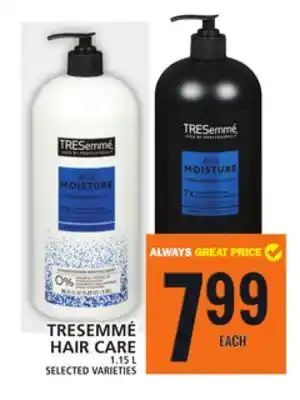 Food Basics TRESEMMÉ HAIR CARE offer
