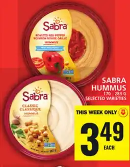 Food Basics SABRA HUMMUS offer