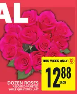 Food Basics DOZEN ROSES offer