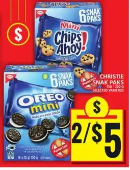 Food Basics CHRISTIE SNAK PAKS offer