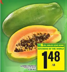 Food Basics JUMBO PAPAYA offer