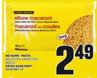 Independent Grocer NO NAME PASTA, 900 G offer