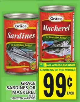 Food Basics GRACE SARDINES OR MACKEREL offer