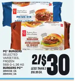 Independent Grocer PC BURGERS, 568 G-1.36 KG offer