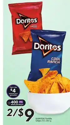 Sobeys DORITOS Tortilla Chips offer