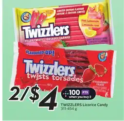 Sobeys TWIZZLERS Licorice Candy offer