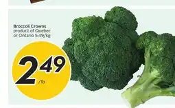 Sobeys Broccoli Crowns offer