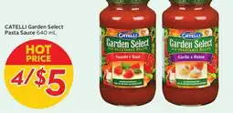 Sobeys CATELLI Garden Select Pasta Sauce offer