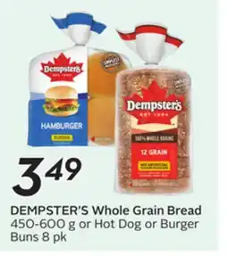 Sobeys DEMPSTER'S Whole Grain Bread offer