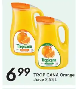 Sobeys TROPICANA Orange Juice offer