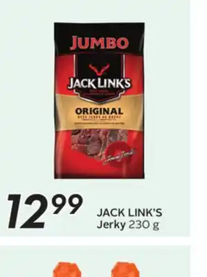 Sobeys JACK LINK'S Jerky offer