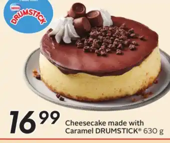 Sobeys Cheesecake made with Caramel DRUMSTICK offer