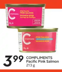 Sobeys COMPLIMENTS Pacific Pink Salmon offer