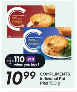 Sobeys COMPLIMENTS Individual Pot Pies offer