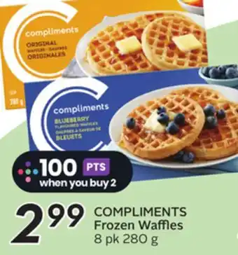 Sobeys COMPLIMENTS Frozen Waffles offer