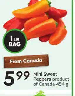 Sobeys Mini Sweet Peppers offer