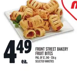 Metro FRONT STREET BAKERY FRUIT BITES offer