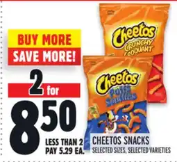 Metro CHEETOS SNACKS offer