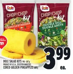 Metro DOLE SALAD KITS | CORED GOLDEN PINEAPPLES offer
