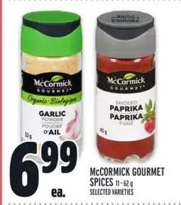 Metro MCCORMICK GOURMET SPICES offer