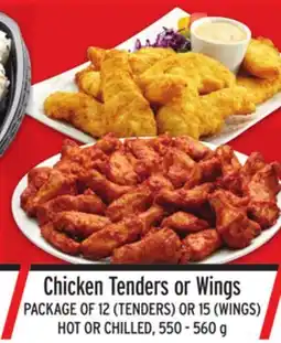 Metro CHICKEN TENDERS OR WINGS offer