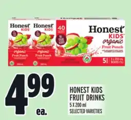 Metro HONEST KIDS FRUIT DRINKS offer