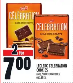 Metro LECLERC CELEBRATION COOKIES offer