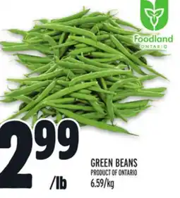 Metro GREEN BEANS offer