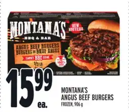 Metro MONTANA'S ANGUS BEEF BURGERS offer