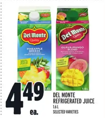 Metro DEL MONTE REFRIGERATED JUICE offer