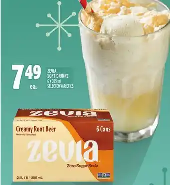 Metro ZEVIA SOFT DRINKS offer