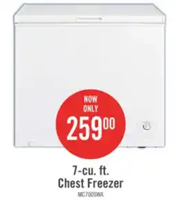 The Brick Midea 7 Cu. Ft. Chest Freezer MC700SWAR0RC1 offer