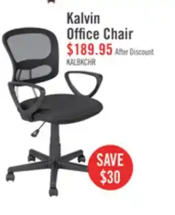 The Brick Kalvin 21.5 Office Chair - Black offer