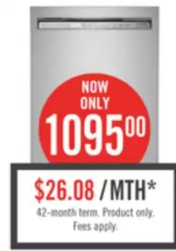 The Brick KitchenAid 24 39 dBA Built-In Front-Control Dishwasher with Third Rack - Stainless Steel PrintShield - KDFE204KPS offer