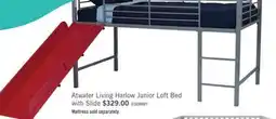 The Brick Atwater Living Harlow Junior Loft Bed - Silver with Red Slide offer