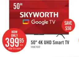 The Brick Skyworth 50 UE7650 4K Google TV offer