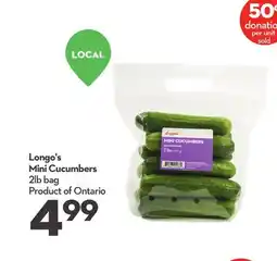 Longo's Longo's Mini Cucumbers offer