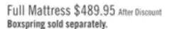 The Brick Sealy Kylie Tight Top Full Mattress offer